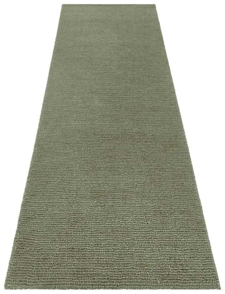 Covor Mint Rugs Supersoft, 80 x 250 cm, verde închis