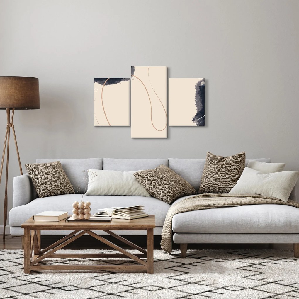 Tablou - Abstractizare bej (90x60 cm)