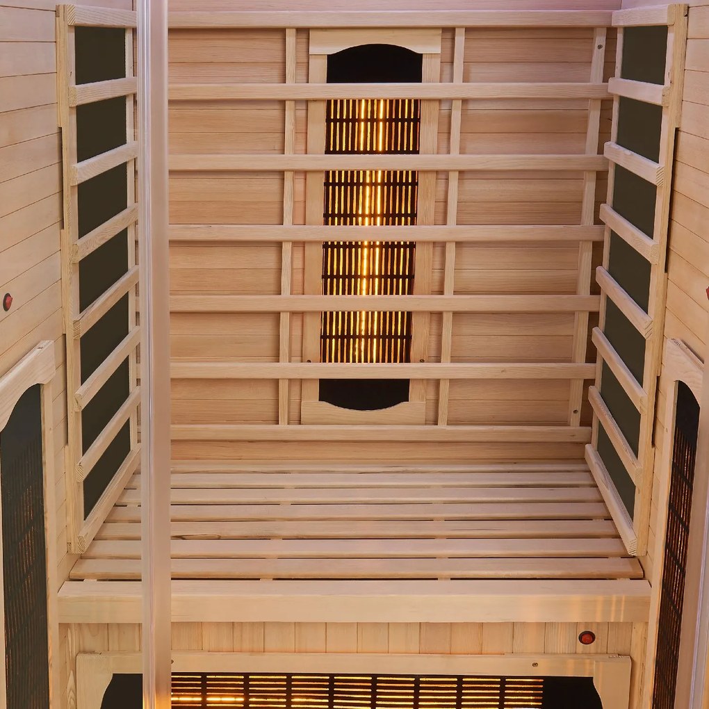 Infračervená sauna Kiruna 90 s duálnou technológiou