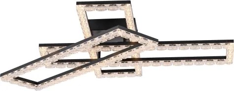 JUST LIGHT. 14733-18 - LED Plafonieră GLITRA LED/35W/230V neagră