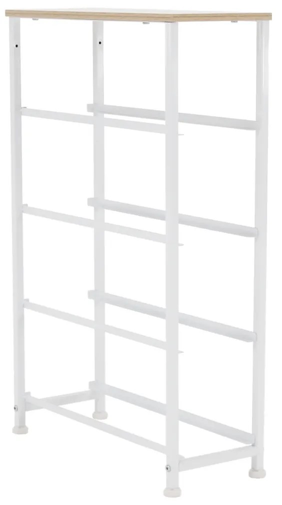 Comodă cu sertare din material textil OFELIA, albă