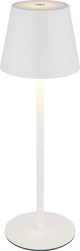 Globo 58488W - Lampă de masă LED 3în1 pentru exterior VANNIE, tactilă, cu reglare a intensității, reîncărcabilă, 3W/5V, IP54, alb