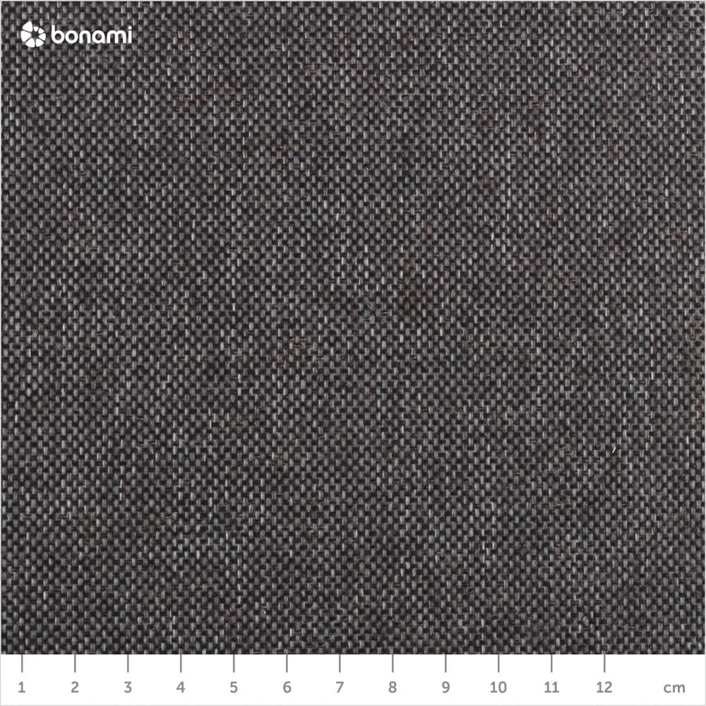 Canapea extensibilă în formă de "U" cu șezlong pe partea dreaptă Miuform Dazzling Daisy, gri închis