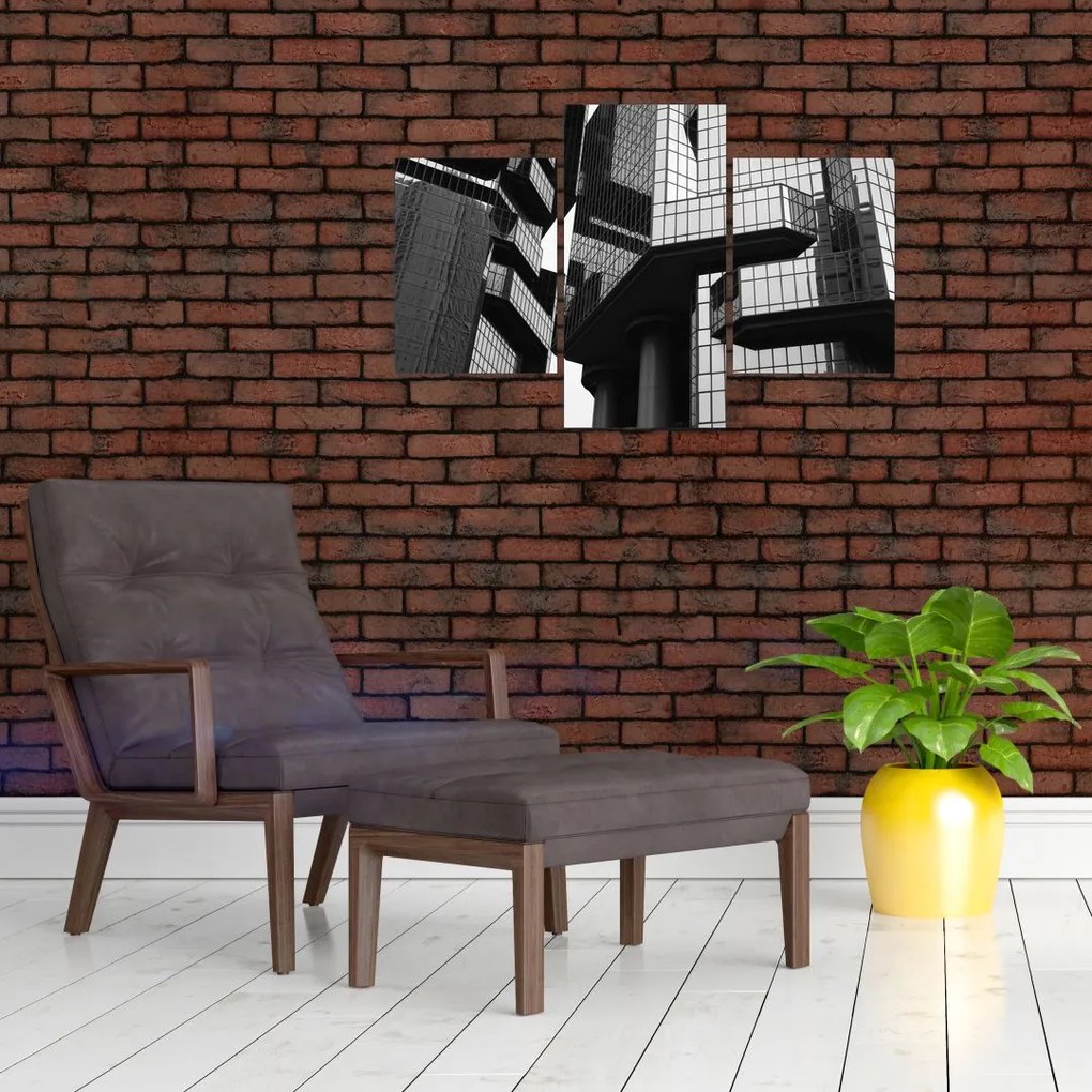 Tablou - Cladiri de sticlă (90x60 cm)