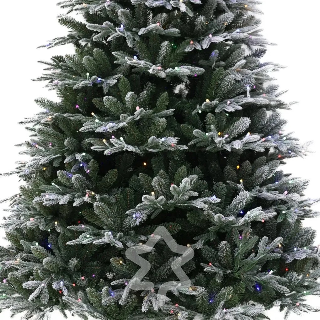 Molid înzăpezit 600 LED 210 cm