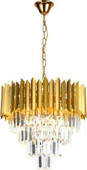 Brilagi - Candelabru pe lanț CRISTAL 5xE14/40W/230V Ø 45 cm