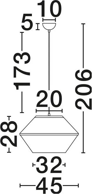 Lustra cu abajur stratifiat catifea Teal cu hartie naturala VELISS