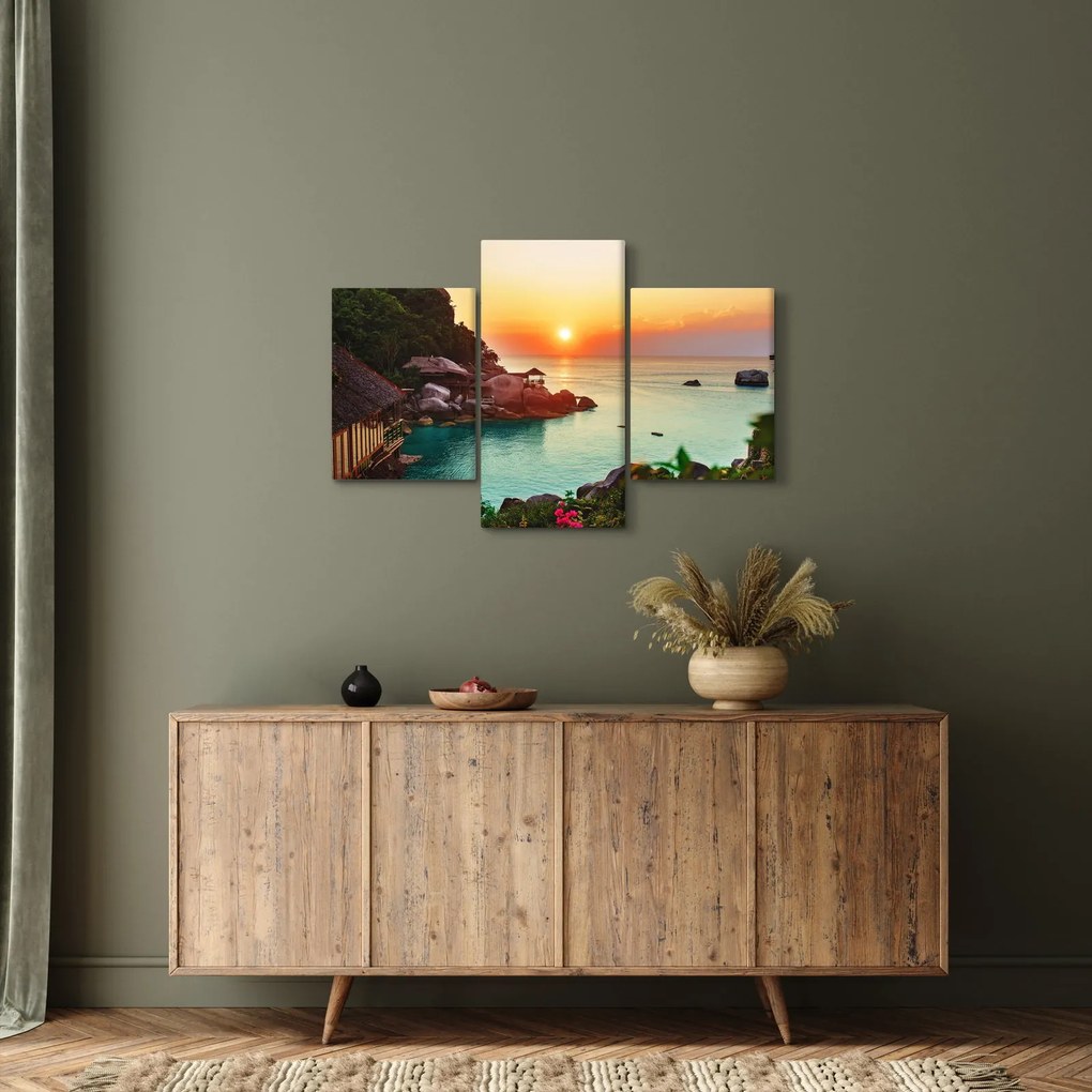 Tablou cu plaja frumoasă (90x60 cm)