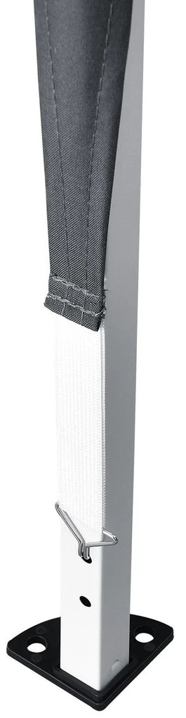Pavilion pliabil "Vivara" 3 x 3 m gri, cu ambalaj pentru transport