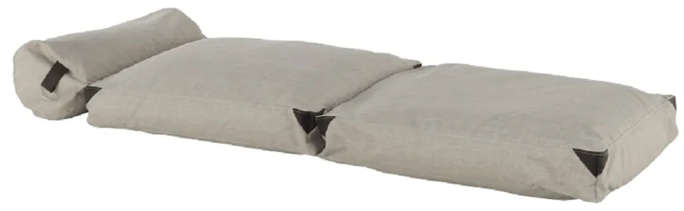 Scaun rabatabil cusuport pt. picioare, gri deschis, VESPER