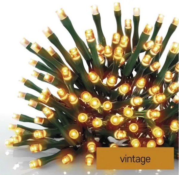 Instalație LED de Crăciun de exterior 80xLED/13m IP44 de modă veche