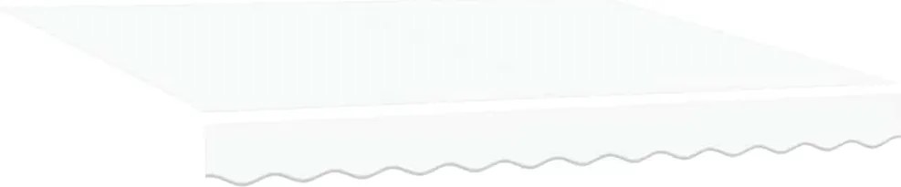 vidaXL Material de înlocuire pentru copertină Alb 3 x 2,5 m Poliester