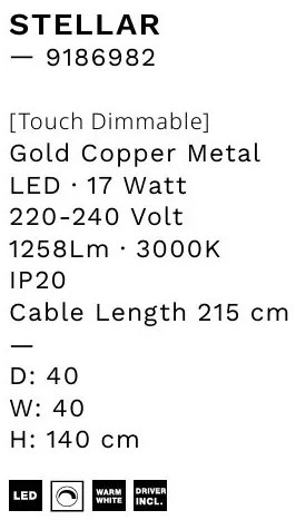 Lampadar LED design ambiental deosebit Stellar