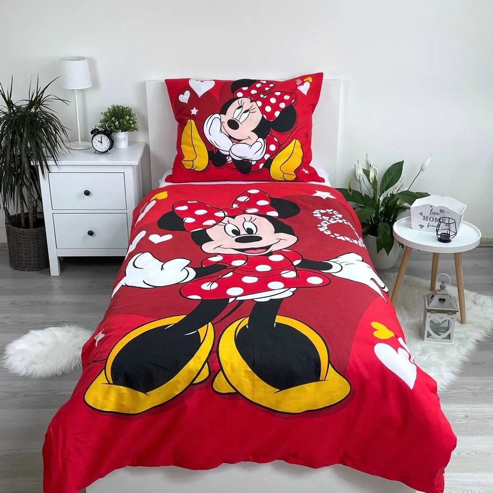 Lenjerie de pat copii Minnie