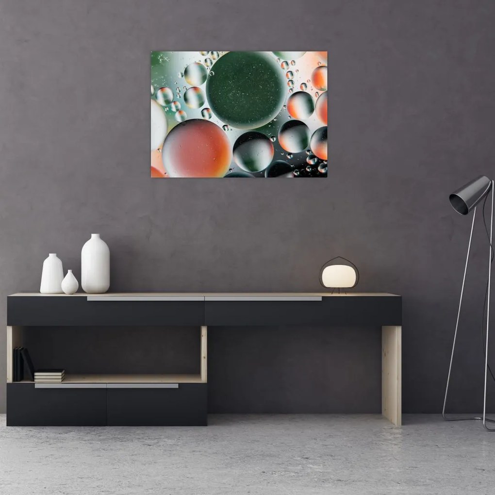 Tablou abstract - buline (70x50 cm)