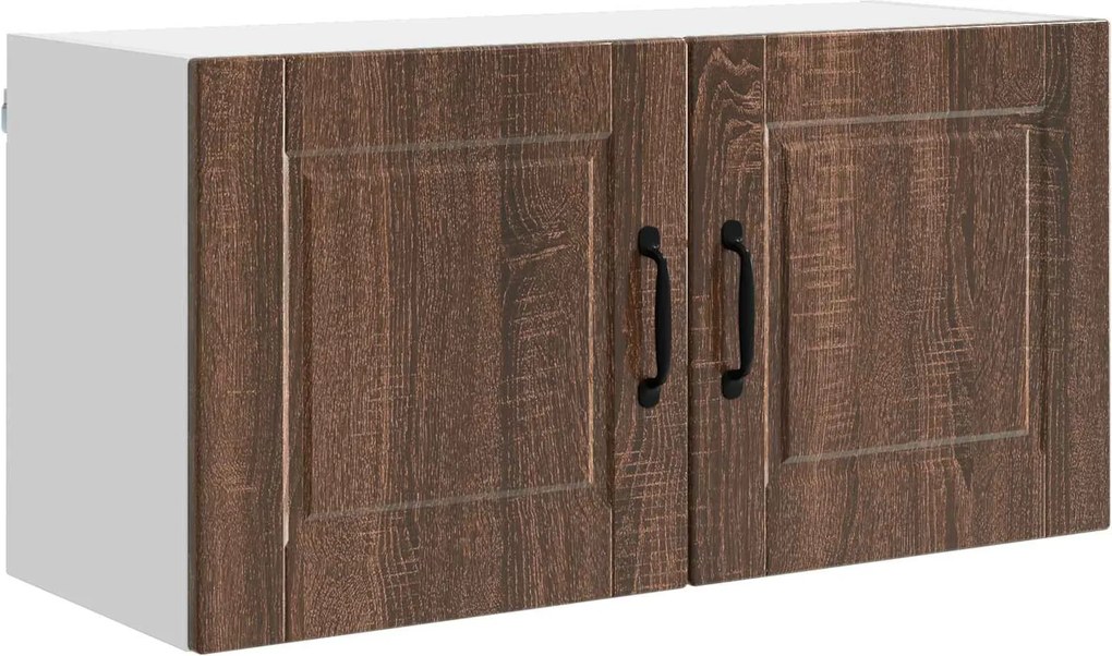 vidaXL Dulap de bucătărie Stejar închis 80 x 31 x 40 cm Lemn compozit