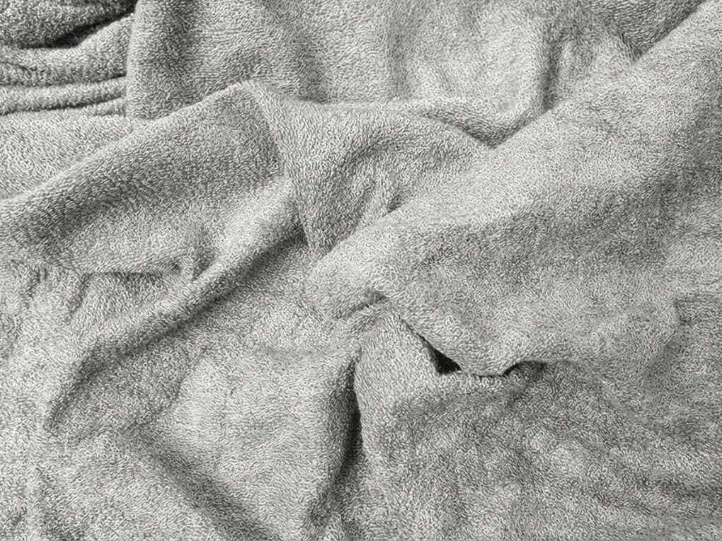 Cearsaf Frotir cu elastic EXCLUSIVE 160 x 200 cm gri deschis