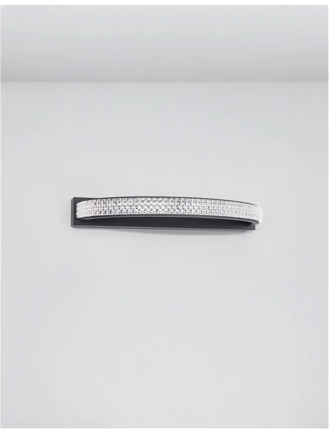 Aplica de perete LED design modern elegant GRANIA negru