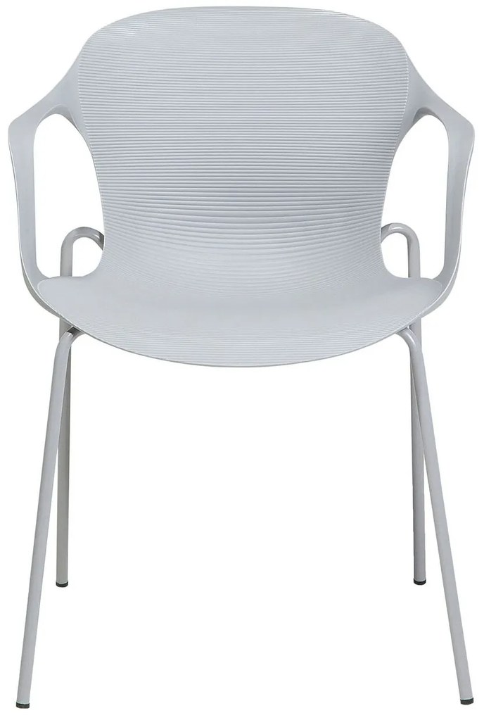 Set 2 buc. scaune pentru sufragerie Elbasan (gri deschis). 1009838