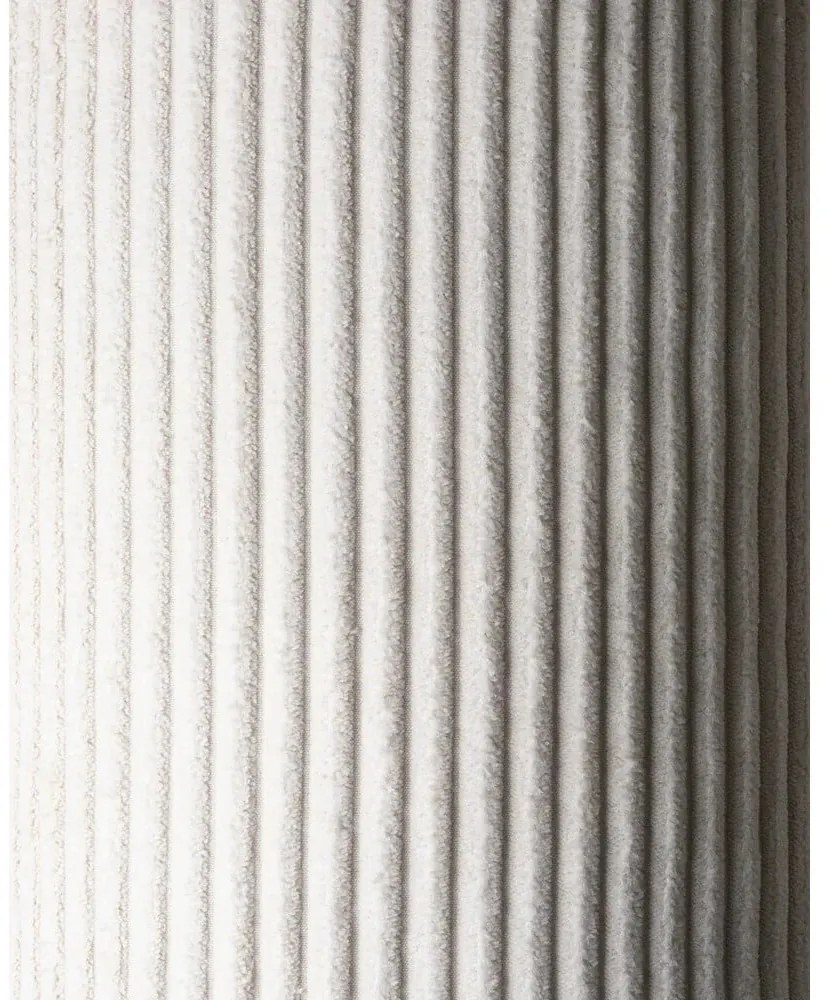 Pernă decorativă pentru copii crem cu tapițerie din catifea reiată Bolster – Wigiwama