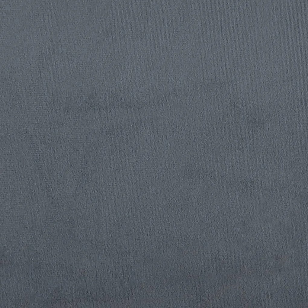 Scaune de bucatarie pivotante, 6 buc., gri inchis, textil