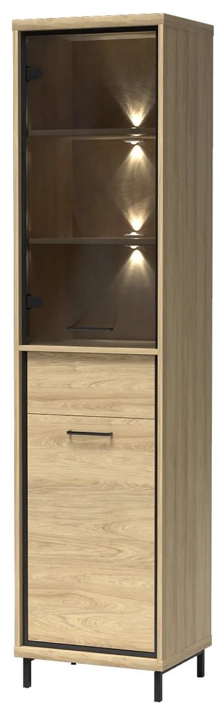 Vitrină Milley 04 (cu iluminat LED) (hikora). 1057876