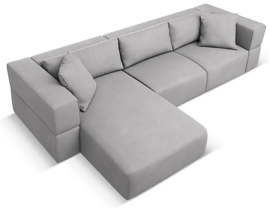 Colțar gri deschis (cu colț pe partea stângă ) Esther – Milo Casa