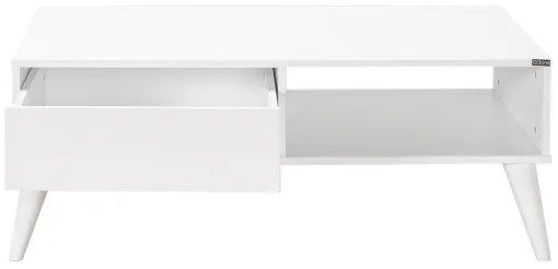 Măsuță de cafea 42x110 cm alb