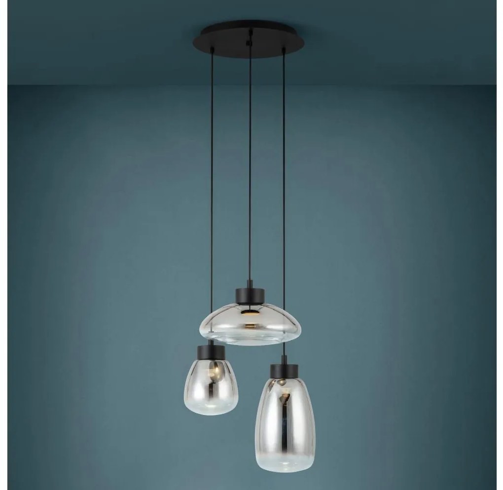 Lustră LED dimabilă pe cablu Eglo 390299 SARNARRA 3xLED/5,4W/230V 2700K