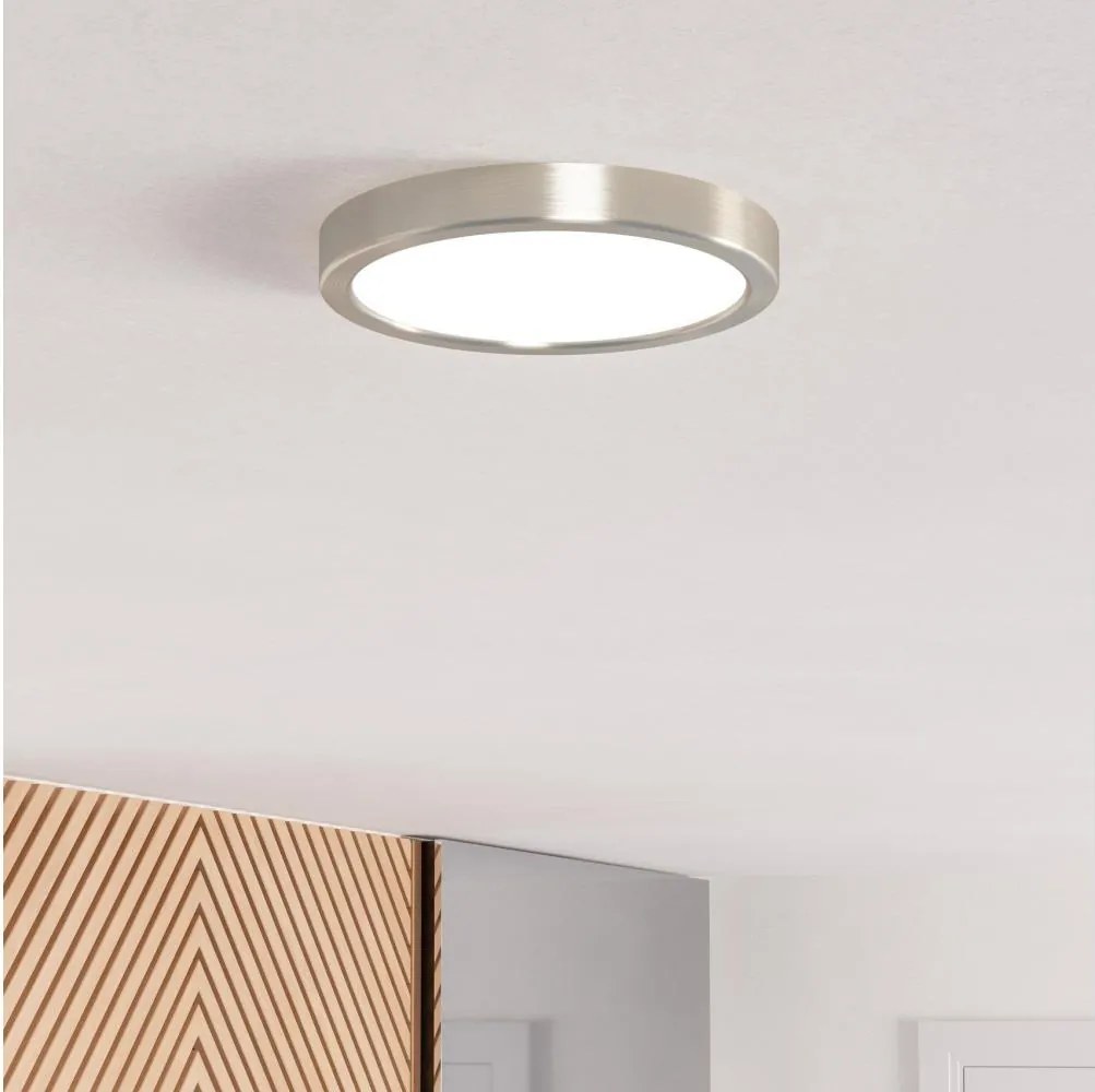 Eglo 901316 - Plafonieră LED FUEVA, 11,5 W, 230 V, 2700/4000/6500 K, Ø21,1 cm, crom