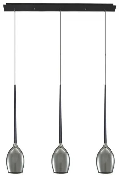 Lustra moderna Izza 3 fumurie ZZ AZ2937