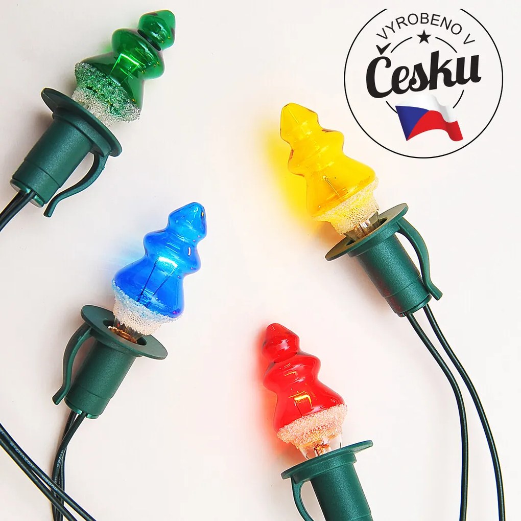 Instalaţie luminoasă Pom, color, 12 becuri