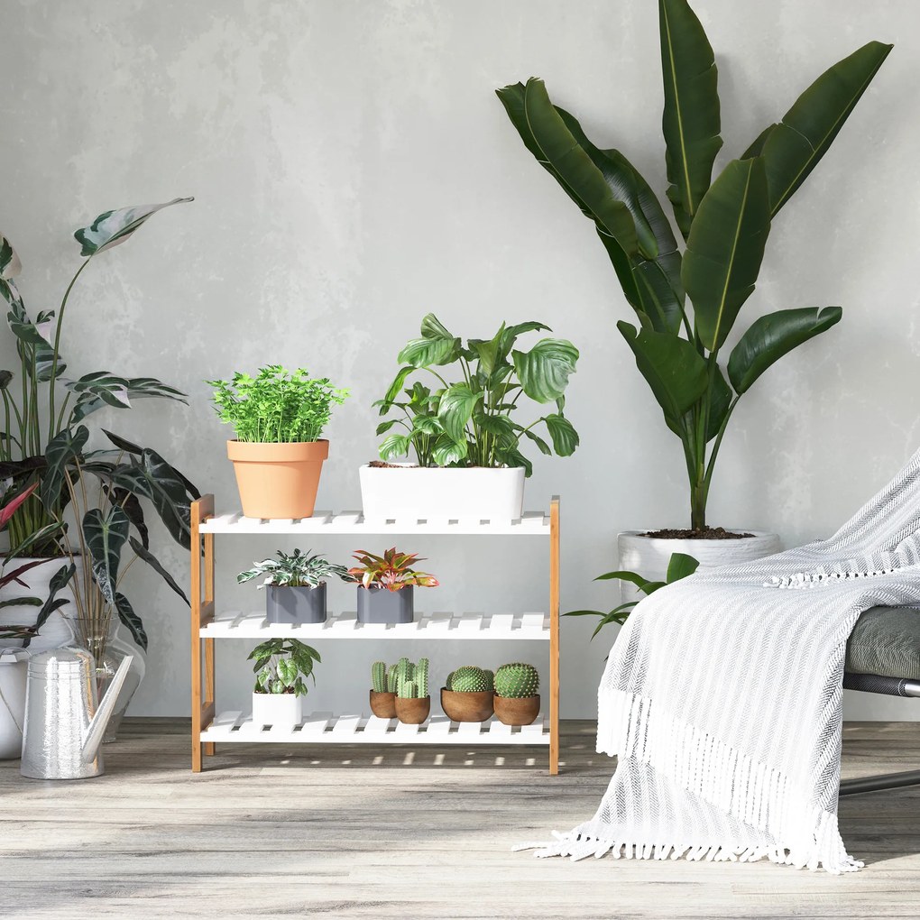 HomCom suport pentru pantofi, cu 3 rafturi, 70x26x57,5 cm | AOSOM RO