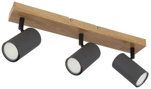 Spot ROBBY 3xGU10/35W/230V gri/maro Globo 57911-3G