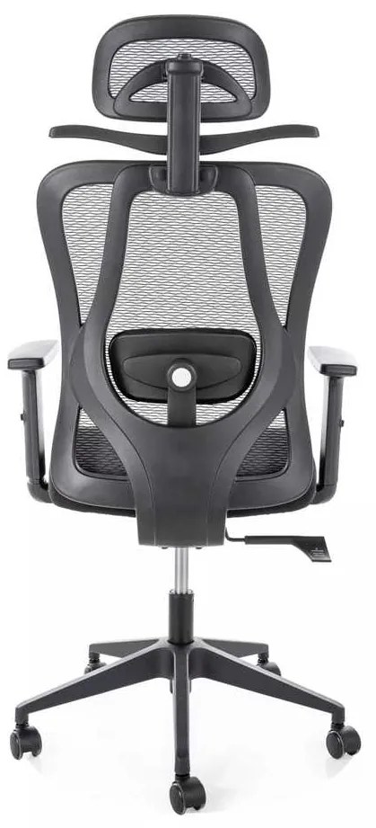 Scaun de birou Valrose, negru