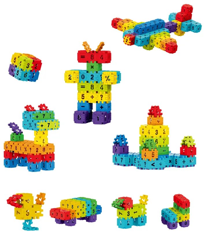 SET DE CONSTRUCTIE STEAM - MICUTUL MATEMATICIAN (100 PIESE) - BUFNITEL (188-664)