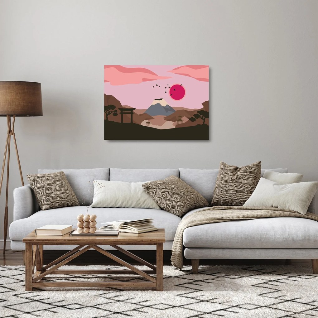 Tablou pe sticlă - Japonia N⁰2 (70x50 cm)