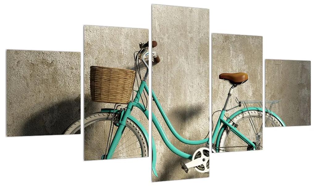Tablou cu bicicletă (125x70 cm), în 40 de alte dimensiuni noi