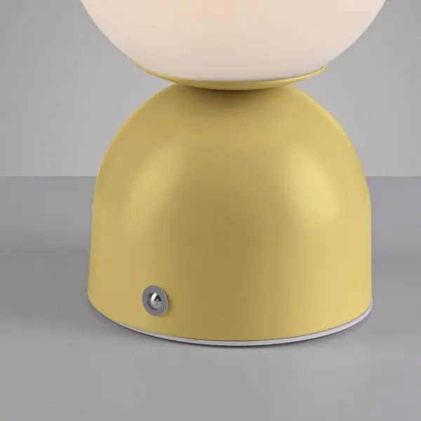 Schöner Wohnen 19218-81 - Lampă de masă LED RUDI, reglabilă, LED/1,2W/5V, galbenă