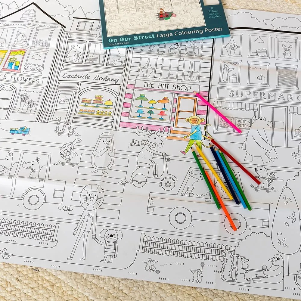 Cărți de colorat On Our Street – Rex London
