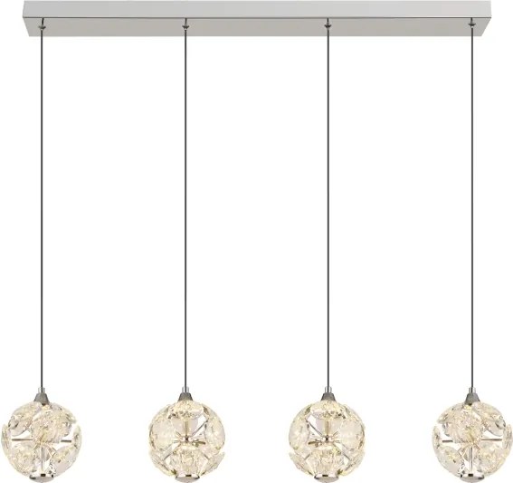 Globo 16047-4HC - Lustru LED pe cablu VIRINA LED/32W/230V