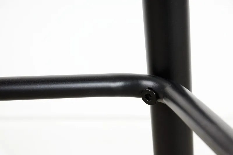 Set 2 scaune de bar Milano catifea sampanie