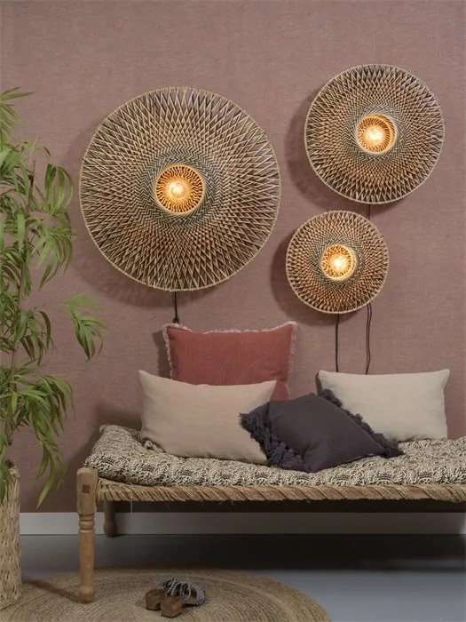 Aplica din bambus Bali L natur, 87cm BALI/W/8720/BN
