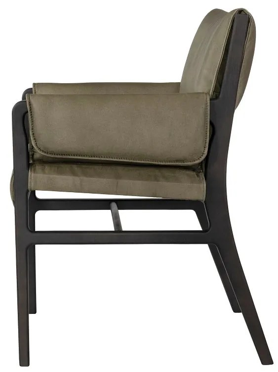 Scaun tip fotoliu de citit din piele ✔ model CELIO