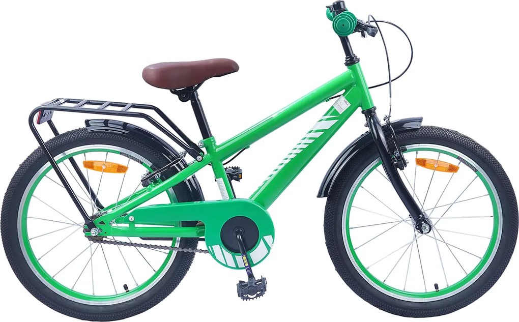 vidaXL Bicicletă pentru Copii 20 Inci pentru 6-11 ani Verde