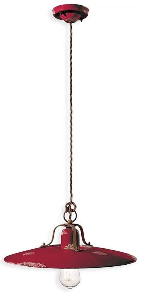 Pendul design retro realizat manual din ceramica COUNTRY, 40cm