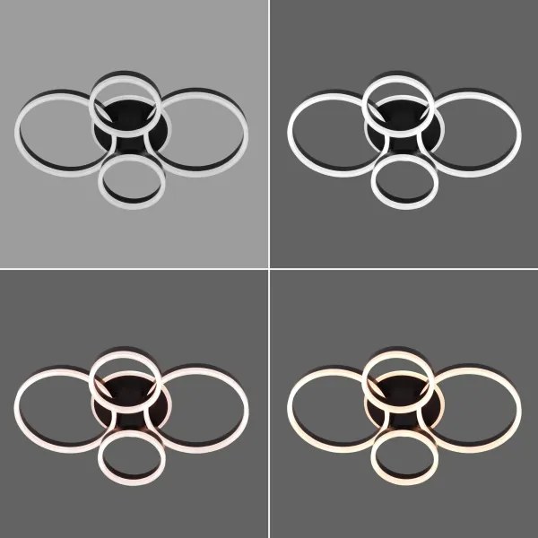 Plafonieră LED dimabilă Brilagi ORBITS LED/49W/230V 3000-6000K + telecomandă