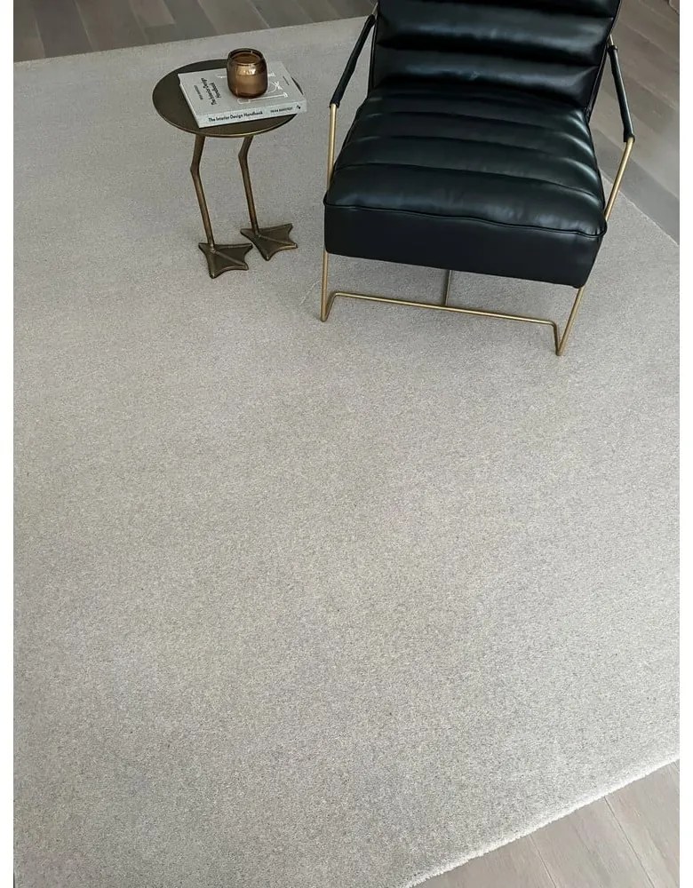 Covor crem din lână 240x340 cm Calisia M Smooth – Agnella