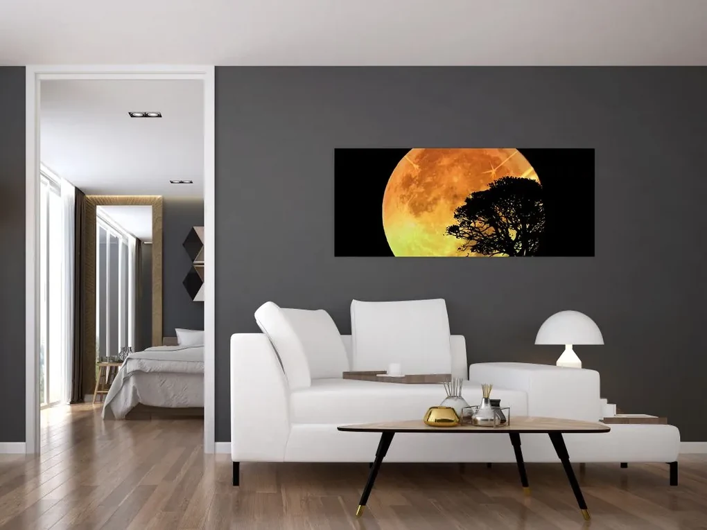 Tablou cu umbre în lumina lunii (120x50 cm)