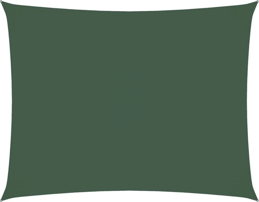 vidaXL Parasolar verde închis 2x3,5 m țesătură oxford dreptunghiular